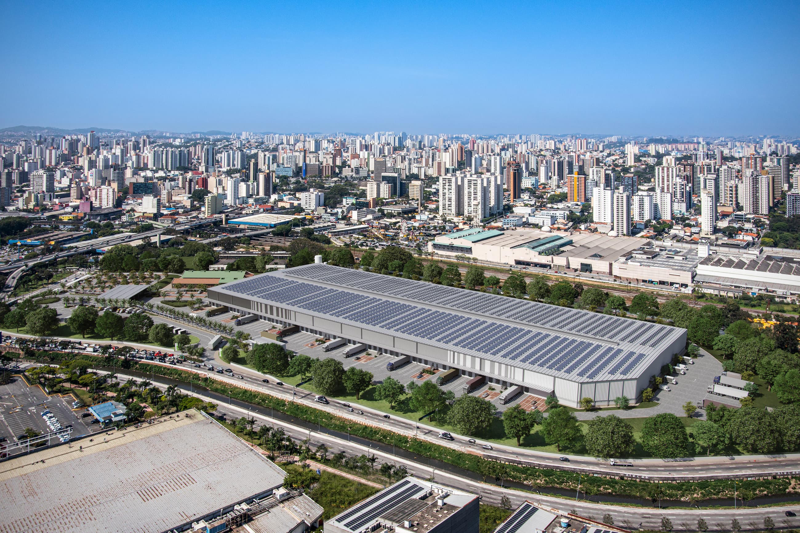 Goodman Santo André – centro logístico urbano na área da antiga Rhodia