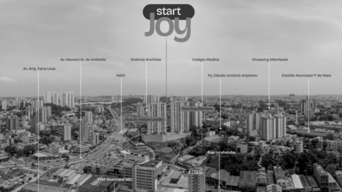 Start Joy São Bernardo do Campo — investimento residencial compacto com 1 e 2 dormitórios